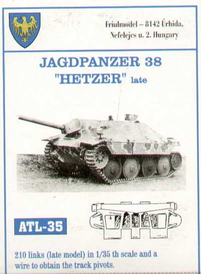 Accessoires - Jagdpanzer 38 (t) 'Hetzer' (conçu pour être utilisé avec