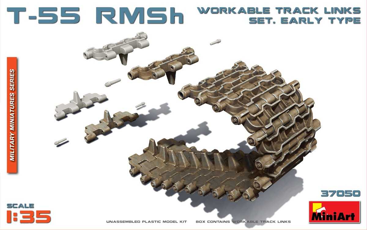 Accessoires - RMSh Workable Track Links set pour Soviet T-55 (conçu po