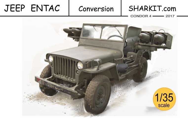 Accessoires - Missiles Jeep ENTAC, 1/35. Conversion de résine.Pour Ita