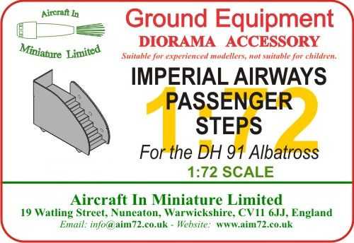 Accessoires - Imperial Airways Passenger Steps - pour l'Albatross DH 9