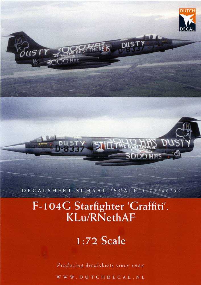 Accessoires - Décal 'Graffiti' Lockheed F-104G Starfighter KLu / RNeth