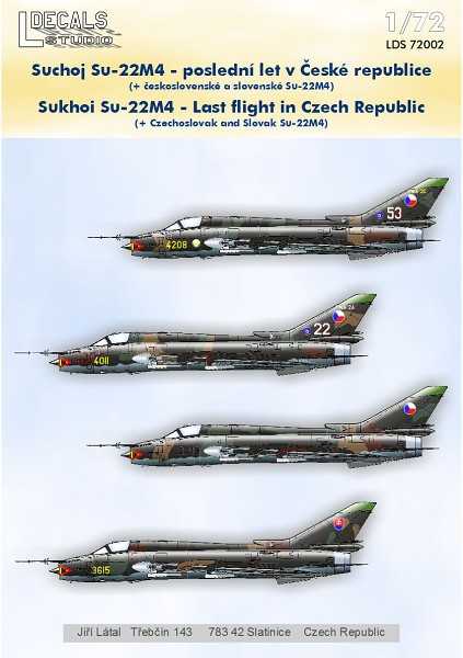 Accessoires - Décal Sukhoi Su-22M4 dans les forces aériennes tchécoslo