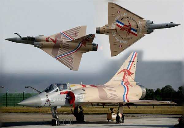 Accessoires - Décal Dassault Mirage 2000-5F n ° 43 2-EJ Vieux Charles 