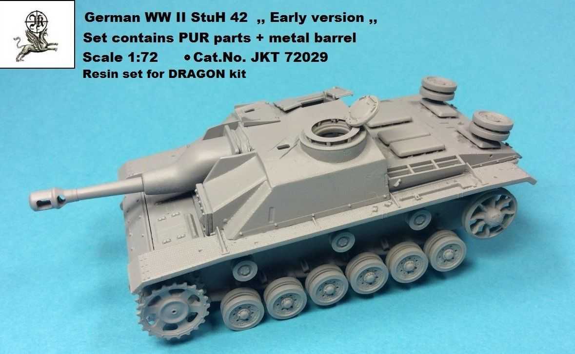 Accessoires - 10.5cm StuH.42 Ausf.E/F with Saukopfblende early version