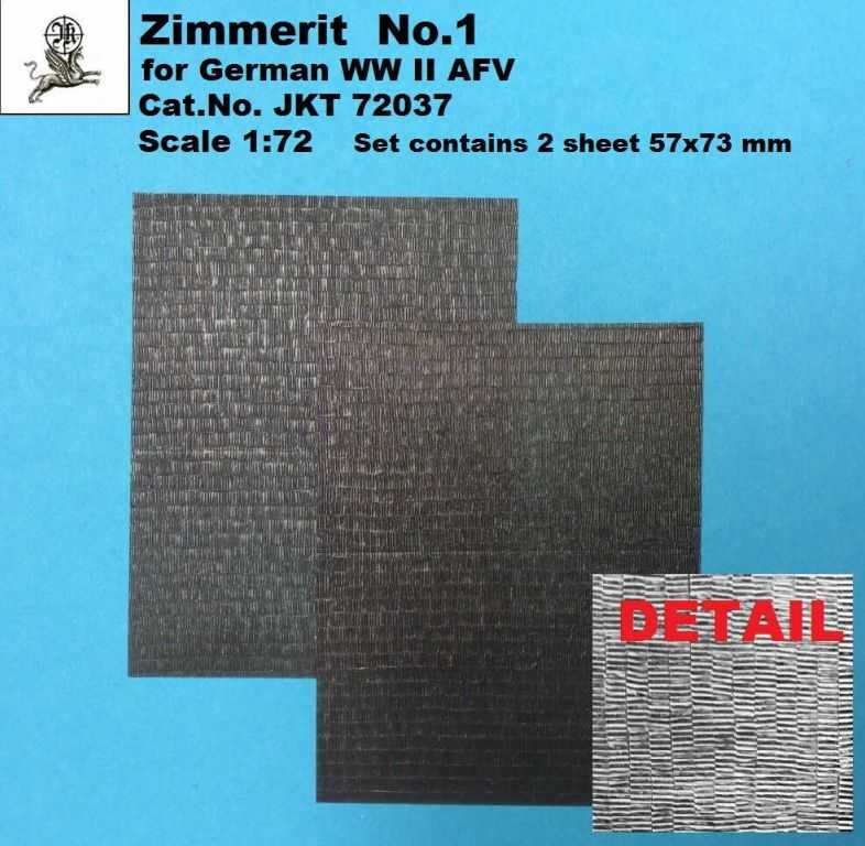 Accessoires - Zimmerit No.1-1/72-Profimodeller