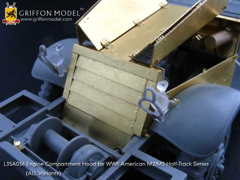 Accessoires - Engine Compartment Hood for WW II American M2 / M3 Half-