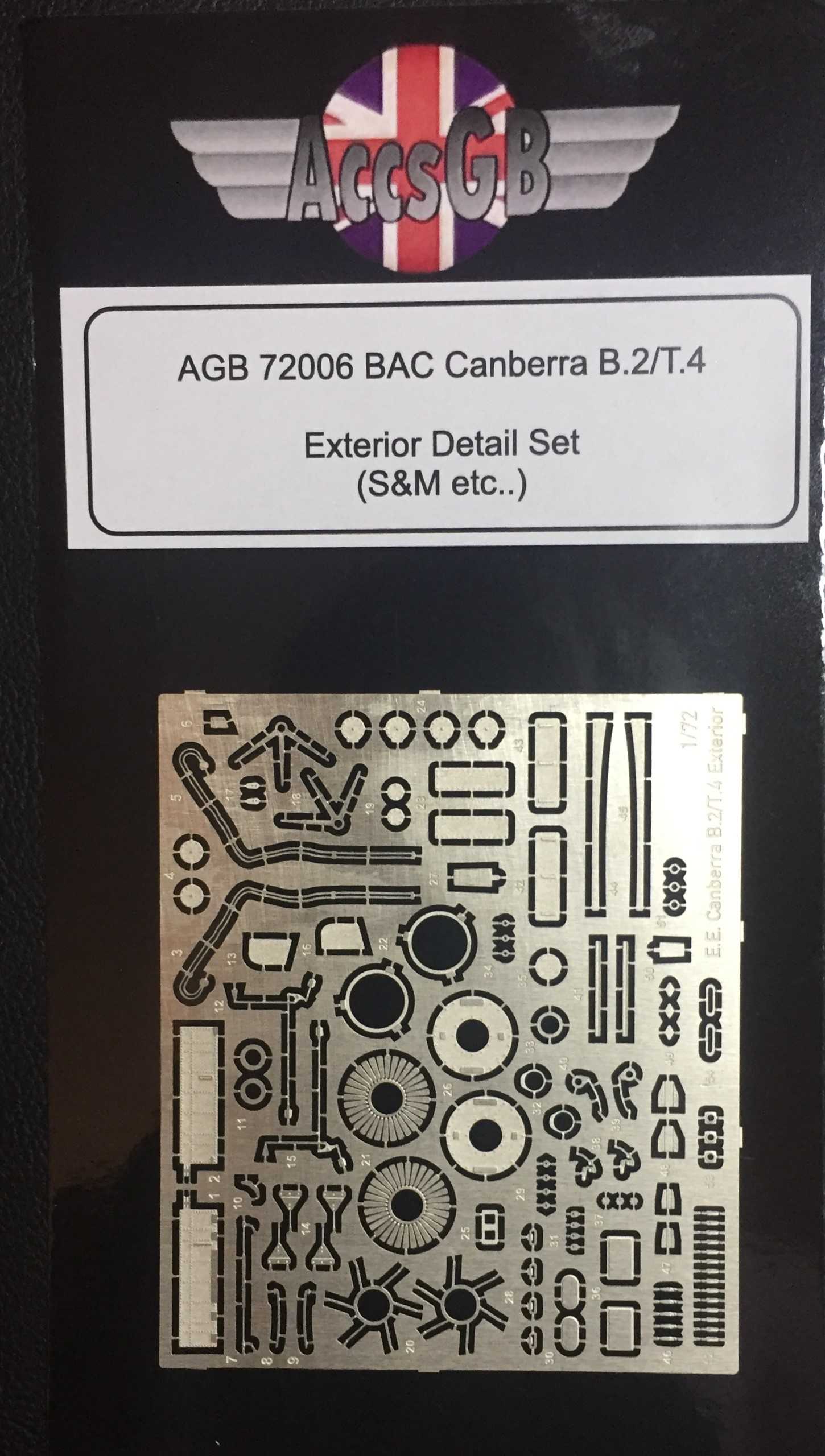 Accessoires - Extérieur BAC / EE Canberra B.2 / T.4 (conçu pour être u