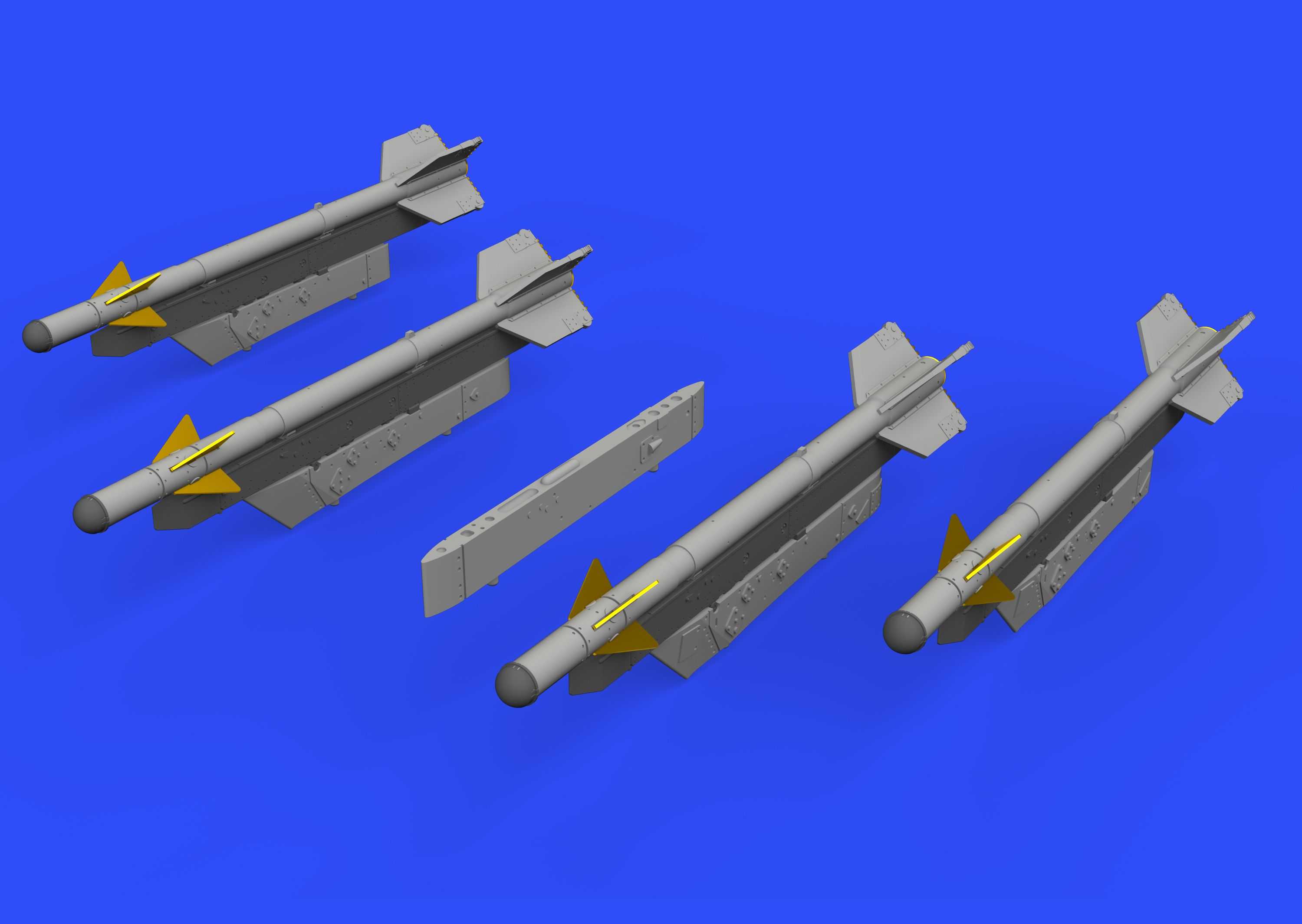 Accessoires - Missiles R-3S avec pylônes pour Mikoyan MiG-21 (conçus p