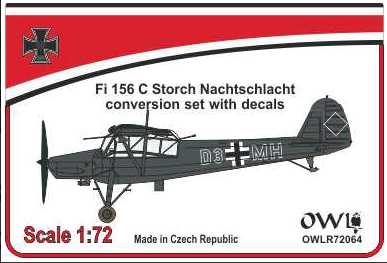 Accessoires - Fieseler Fi-156C 'Storch' Nachtchlacht & decals ammuniti