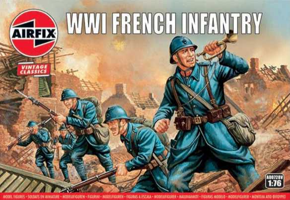 Figurines - French Infantry (WWI) 'Vintage Classic series'-1/72-Airfix