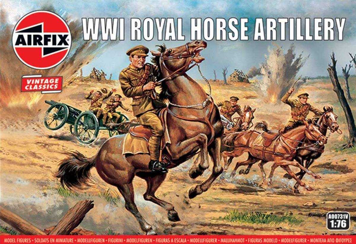 Figurines - Royal Horse Artillery (WWI) 'Vintage Classic series'-1/72-
