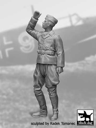 Figurines - Luftwaffe pilot N°4- 1/32-Black Dog