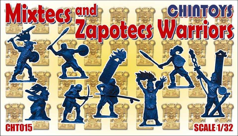 Figurines - Mixtecs and Zapotecs Warriors (NO BOX. THIS IS POLY BAGGED