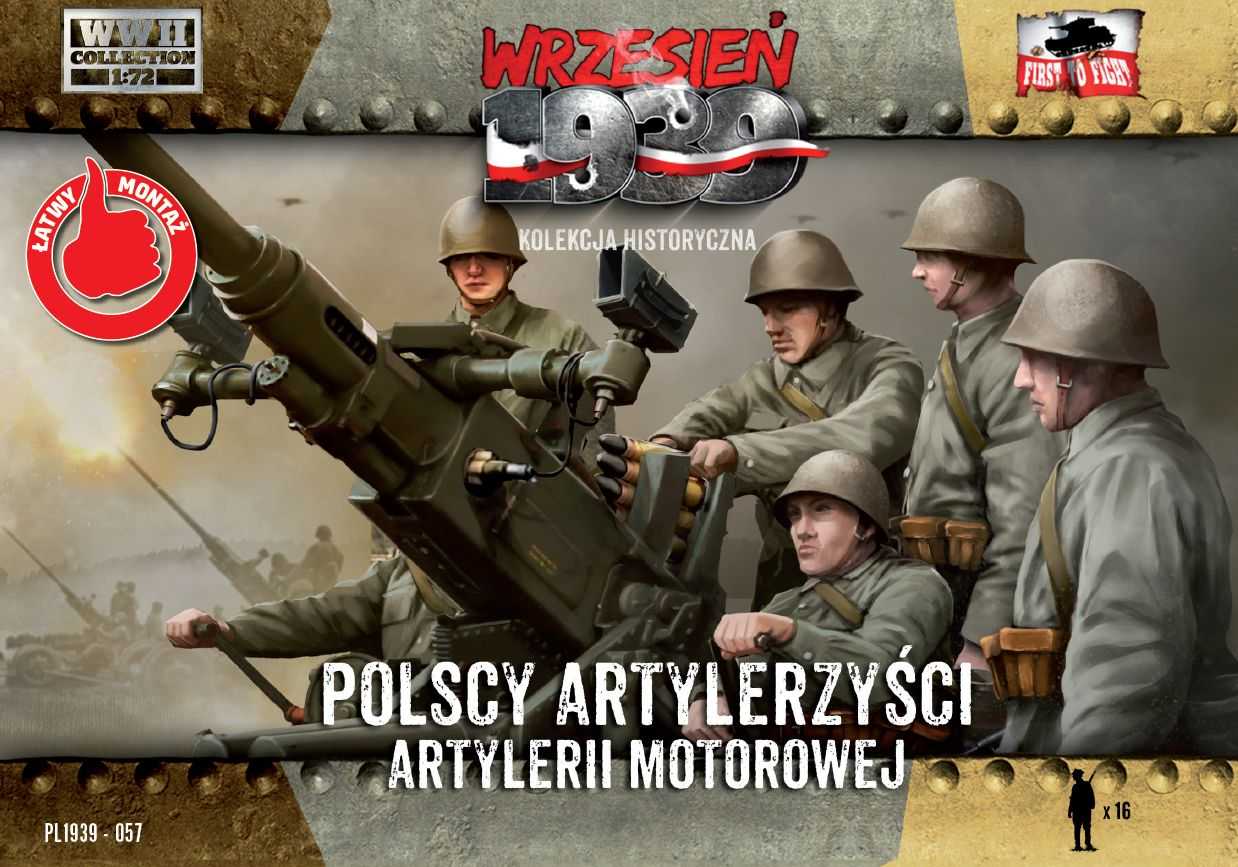 Figurines - Polish Anti-Aircraft Gun Crew-1/72-First To Fight Kits