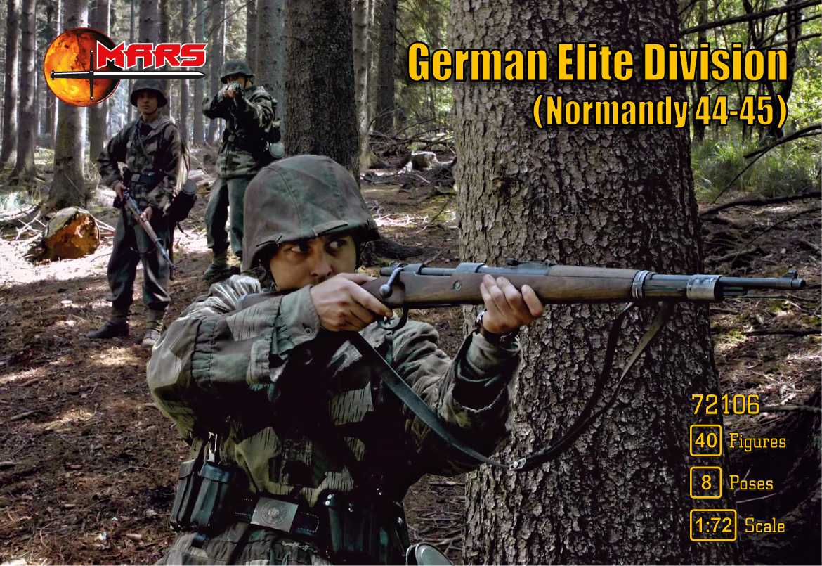 Figurines - Division d'élite allemande (Normandie 44-45) (Seconde Guer