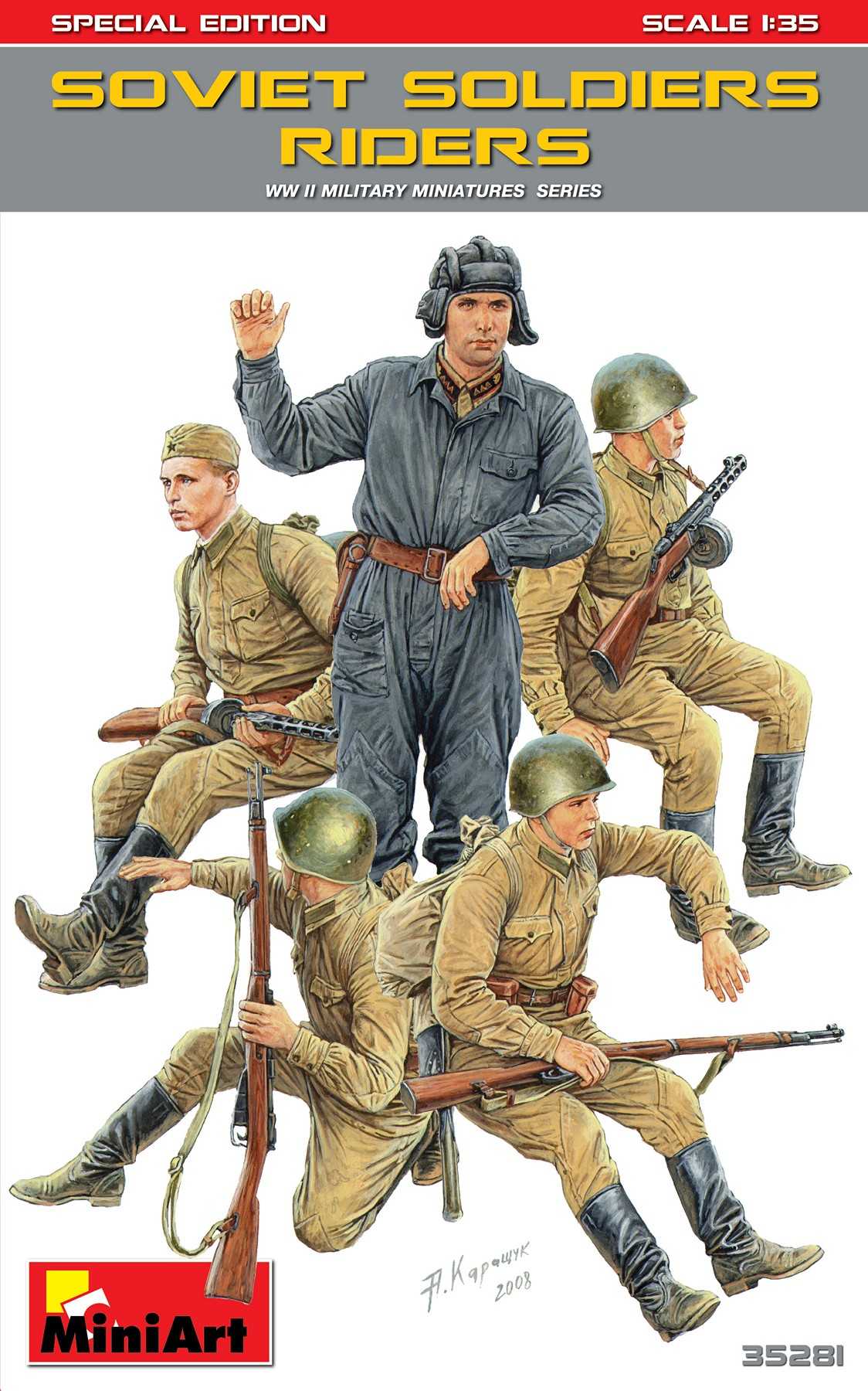 Figurines - Édition spéciale des soldats soviétiques- 1/35 -Mini Art