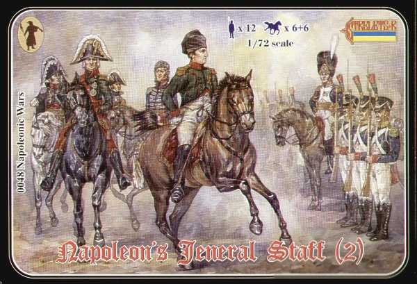 Figurines - L'état-major général de Napoléon No.2-1/72-Strelets