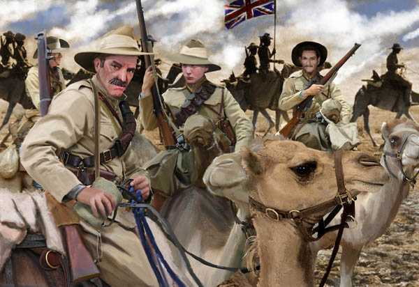 Figurines - Australian Camel Corps-1/72-Strelets