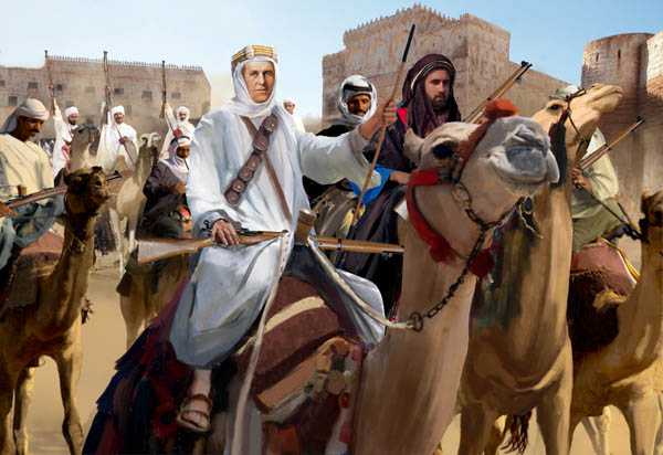 Figurines - Arabe Uprising Arab Camel Riders-1/72-Strelets