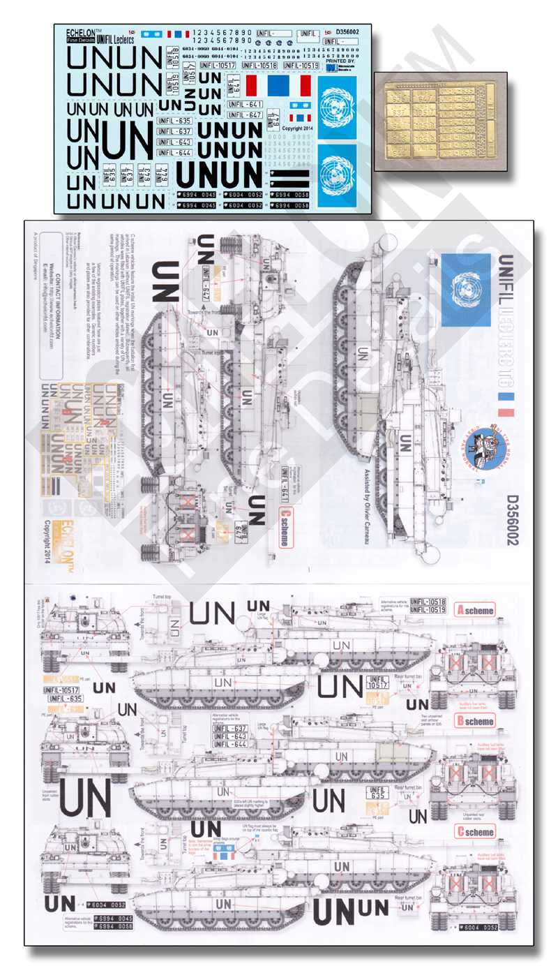 Accessoires - UNIFIL Leclercs (1/35) Une refonte complète pour plus de