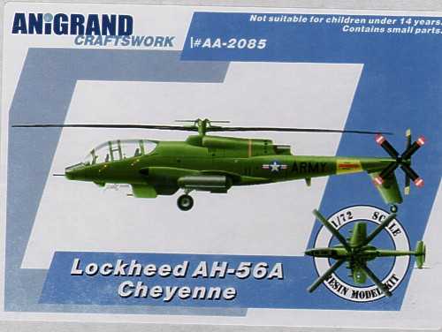 Maquette d'avion - Lockheed AH-56A Cheyenne Attack hélicoptère pour re