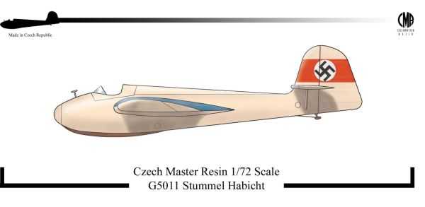 Maquette d'avion - Stummel Habicht avec des décalcomanies (planeurs)-1