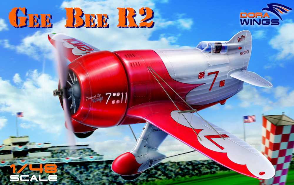 Maquette d'avion - Gee Bee Super Sportster R-1- 1/48 -Dora Wings