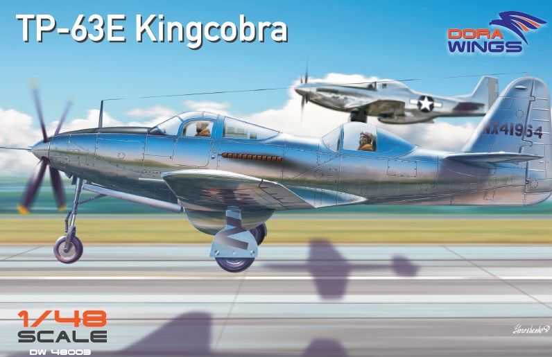 Maquette d'avion - Bell TP-63E Kingcobra (Deux places)- 1/48 -Dora Win