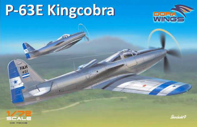 Maquette d'avion - Bell P-63E-1-BE Kingcobra-1/72-Dora Wings