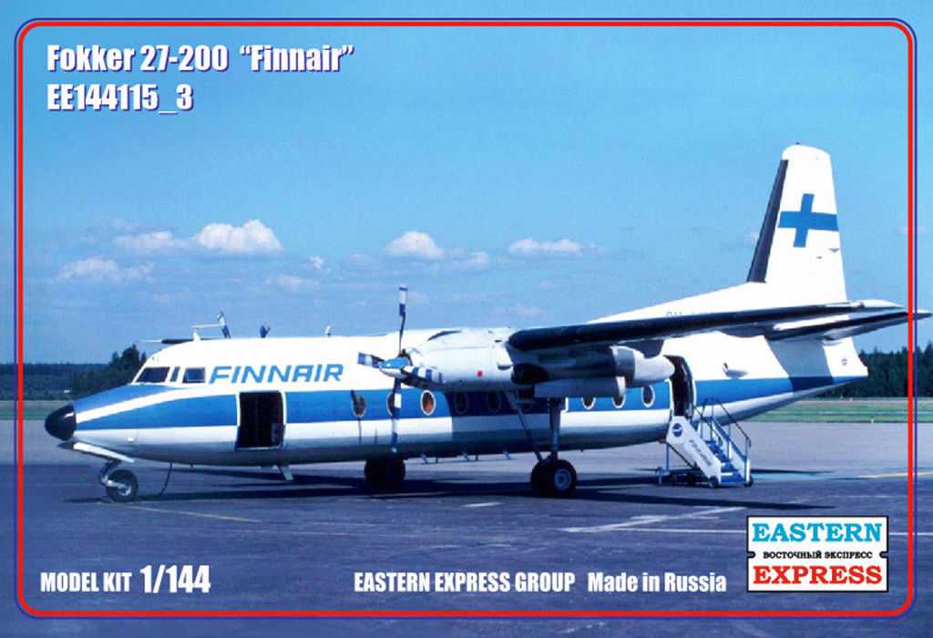 Maquette d'avion - Fokker F-27-200 Finnair-1/144-Eastern Express