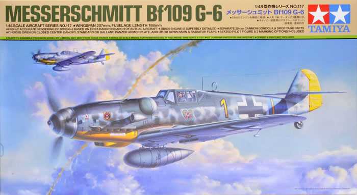 Maquette d'avion - Messerchmitt Bf-109G-6 Nouvel outil- 1/48 -Tamiya