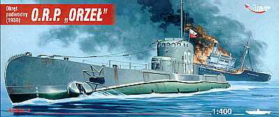 Maquette de bateau - ORP Orzel (Sous-marins)- 1/400 -Mirage