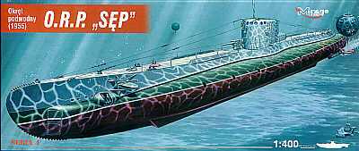 Maquette de bateau - ORP 'Sep' (Sous-marins)- 1/400 -Mirage