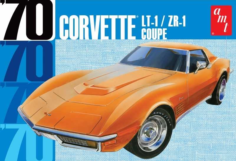 Maquette de voiture - 1970 Chevy Corvette Coupe- 1/25 -AMT/ERTL