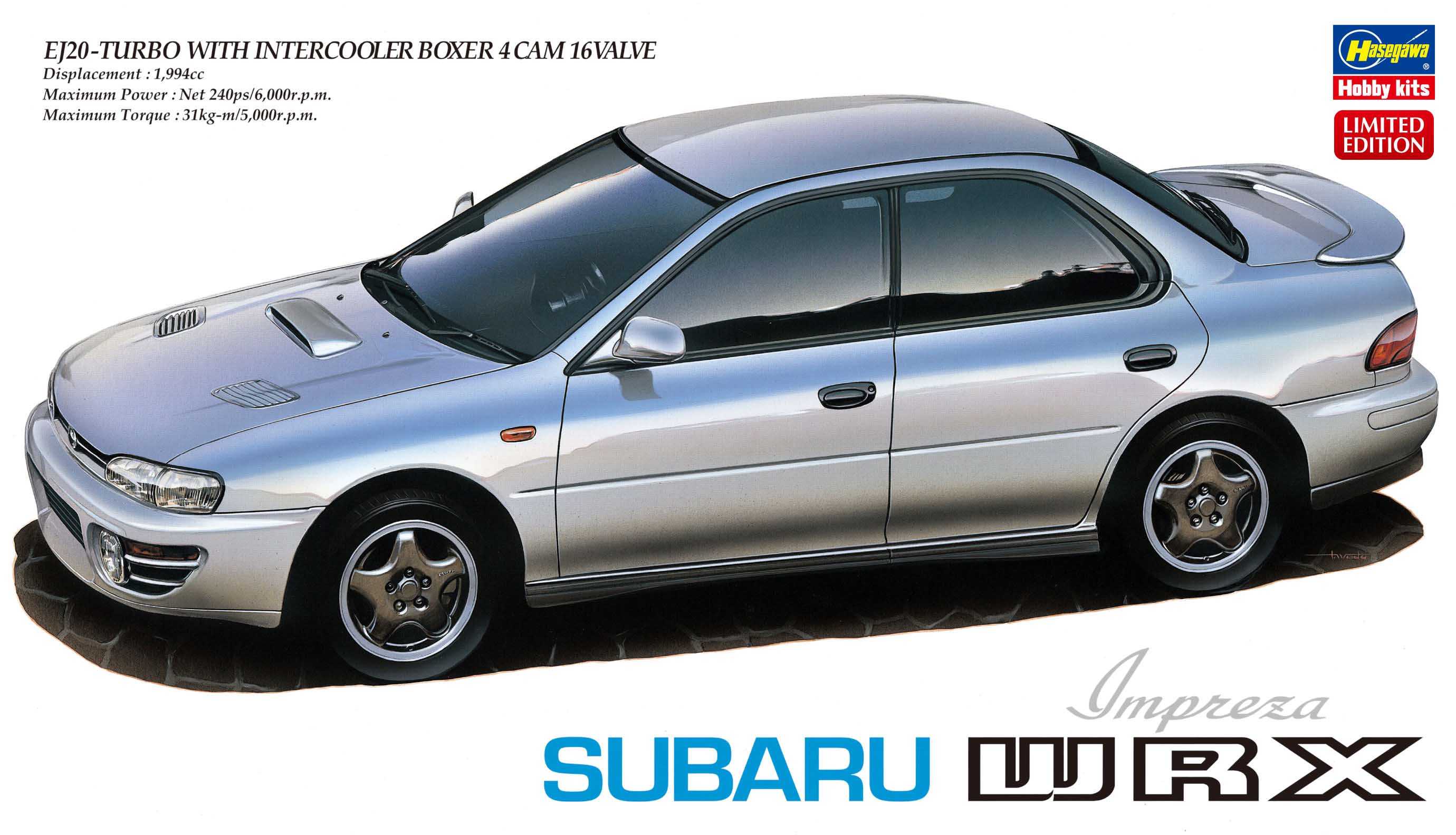 Maquette de voiture - SUBARU Impreza WRX- 1/24 -Hasegawa