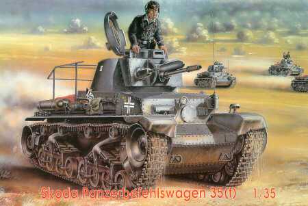 Maquette militaire - Véhicule de commandement Skoda Befehlswagen 35 (t