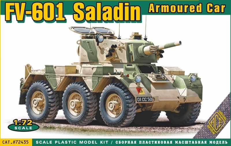 Maquette militaire - FV-601 Saladin voiture blindée-1/72-Ace