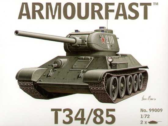 Figurines - Soviet T-34/85 x 2: Le pack comprend 2 kits de chars d'ass