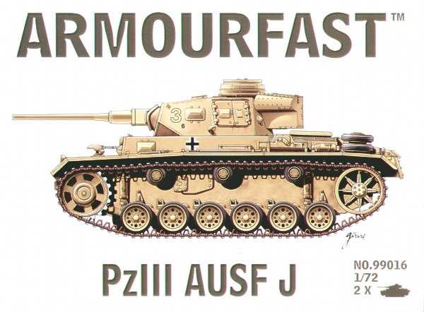 Figurines - Pz.Kpfw.III Ausf.J: Le pack comprend 2 kits de chars d'ass