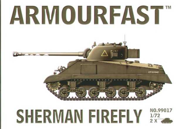 Figurines - Sherman Firefly: Le pack comprend 2 kits de chars d'assemb