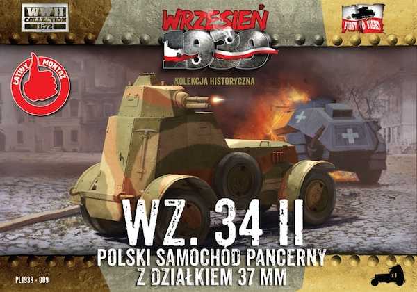 Maquette militaire - Wz.34 / II Voiture blindée polonaise-1/72-First T