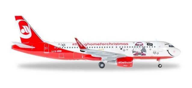 Miniature d'avion - Air Berlin A320 Lindt Hello Flying Home pour Noël
