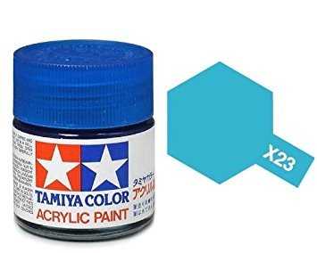 Peinture à maquette acrylique - Peinture Tamiya Acrylic X23 bleu clair