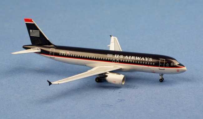 Miniature d'avion - Airbus A320 N118US d'US Airways- 1/400 -AeroClassi