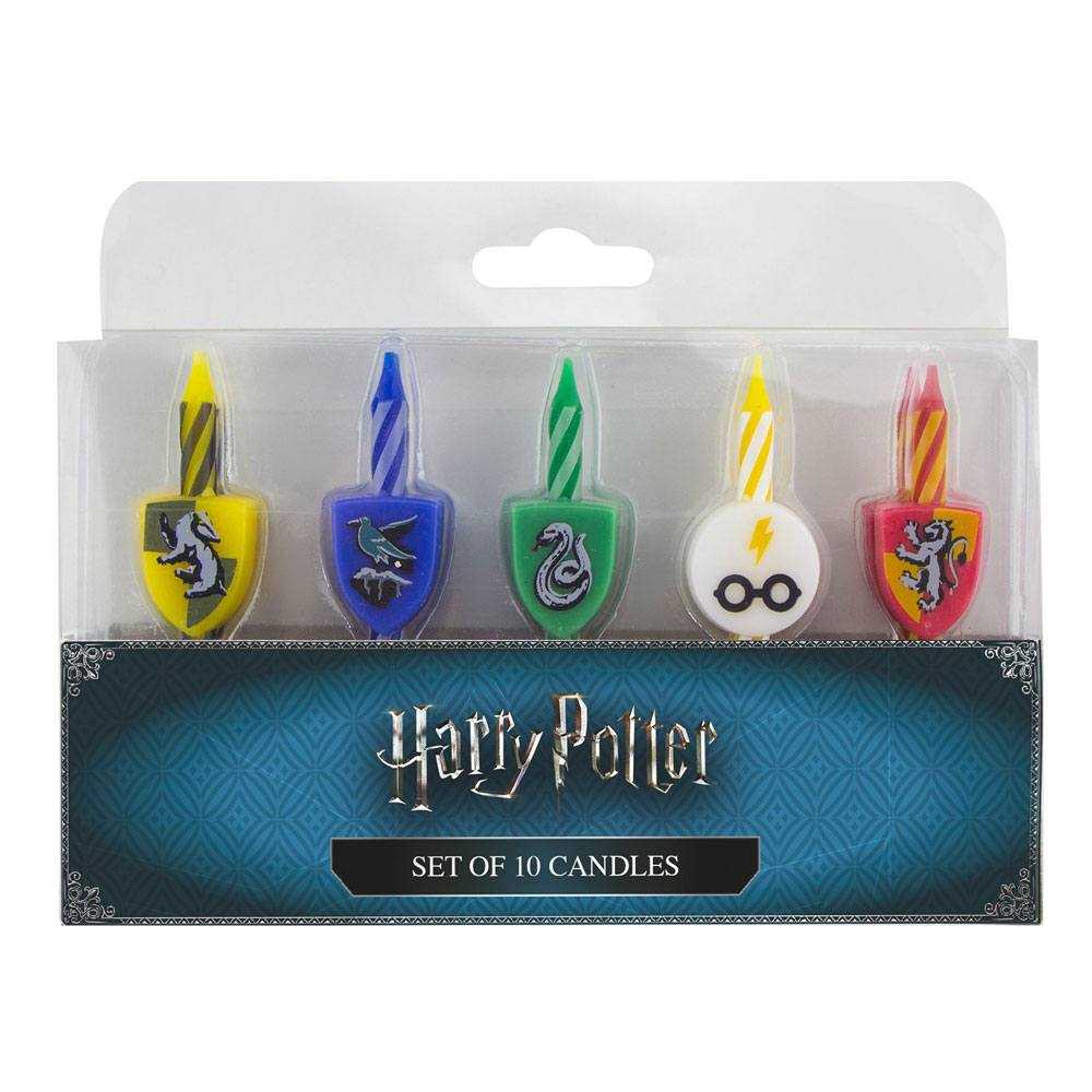 Décoration - Harry Potter pack 10 bougies Logos--Cinereplicas