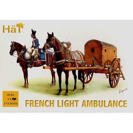 Figurine Ambulance française - 3 par boîte