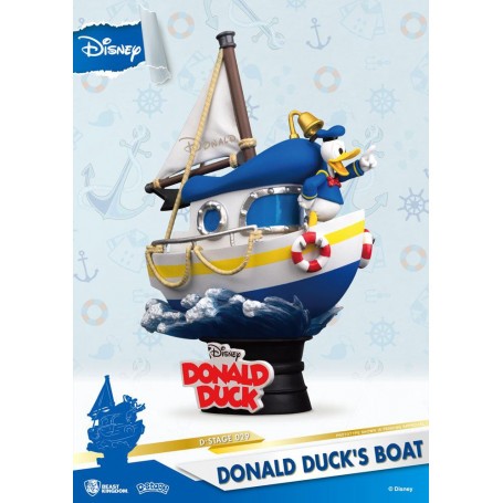  Diorama Disney Summer Series PVC D-Stage Bateau de Donald Duck 15 cm