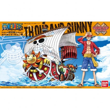 Maquette One Piece: Collection Grand Ship - Kit de modèle Thousand Sunny
