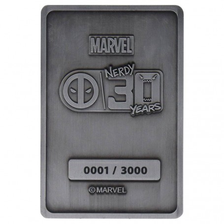  Marvel Lingot Deadpool Anniversary Limited Edition