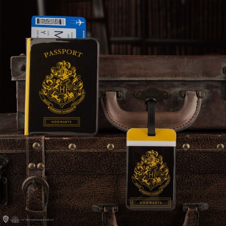  Harry Potter set étiquette de bagage & étui pour carte de transport Hogwarts